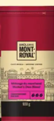 IGA BRÛLERIE MONT-ROYAL COFFEE BEANS OR GROUND COFFEE offer