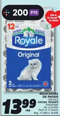 IGA ROYALE FACIAL TISSUES offer