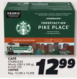 IGA STARBUCKS Moulu (283 à 340 g), K-CUP (10) COFFEE offer