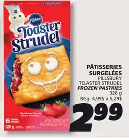 IGA PILLSBURY TOASTER STRUDEL FROZEN PASTRIES offer