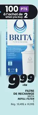 IGA BRITA REFILL FILTER offer