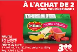 IGA DEL MONTE FRUITS IN CUPS offer