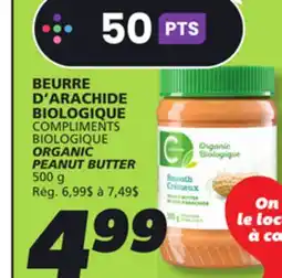 IGA COMPLIMENTS BIOLOGIQUE ORGANIC PEANUT BUTTER offer