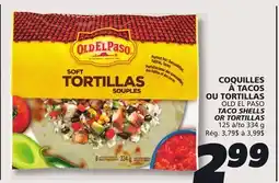 IGA OLD EL PASO TACO SHELLS OR TORTILLAS offer