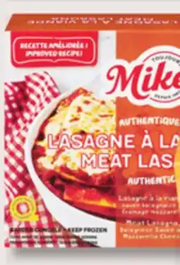 IGA MIKES FROZEN MEAL offer