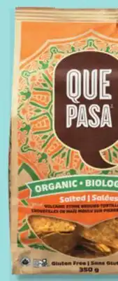 IGA QUE PASA ORGANIC TORTILLA CHIPS, TACO SHELLS offer
