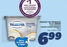 IGA PHILADELPHIA CREAM CHEESE PRODUCT offer
