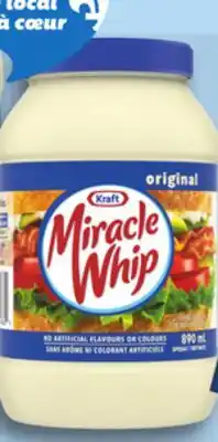 IGA KRAFT MIRACLE WHIP MAYONNAISE OR SPREAD offer