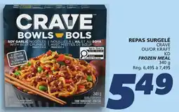 IGA CRAVE FROZEN MEAL offer
