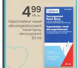 Proxim Option+ Nasal Spray decongestant offer