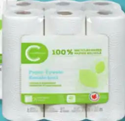 IGA COMPLIMENTS PAPER TOWELS offer