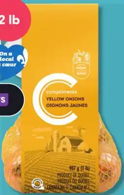 IGA COMPLIMENTS YELLOW ONIONS offer