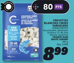 IGA COMPLIMENTS FROZEN RAW WHITE SHRIMP offer