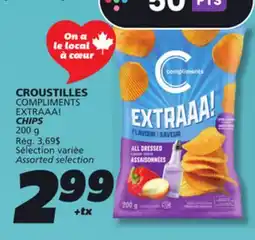 IGA COMPLIMENTS EXTRAAA! CHIPS offer
