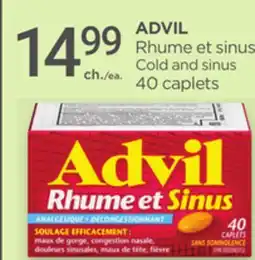 Proxim ADVIL Cold and sinus offer