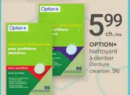 Proxim OPTION+ Denture cleanser offer