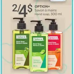 Proxim OPTION+ Hand soap offer