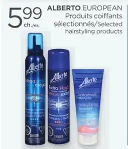 Proxim ALBERTO EUROPEAN Selected hairstyling products offer