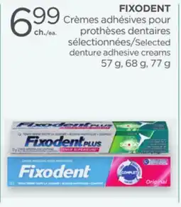 Proxim FIXODENT Selected denture adhesive creams offer