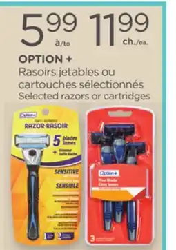 Proxim OPTION + Selected razors or cartridges offer