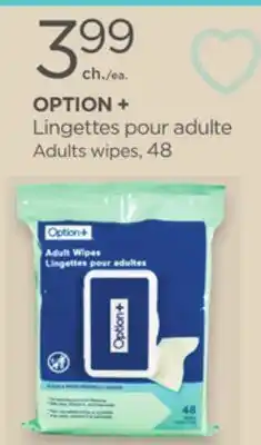 Proxim OPTION + Adults wipes offer