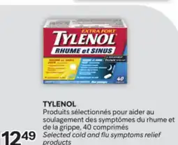Brunet TYLENOL Produits sélectionnés pour aider au soulagement des symptômes du rhume et de la grippe offer
