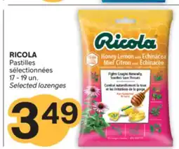 Brunet Pastilles sélectionnées RICOLA offer