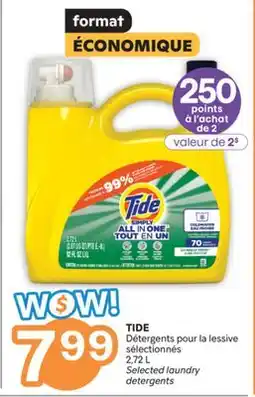 Brunet TIDE Détergents pour la lessive sélectionnés offer