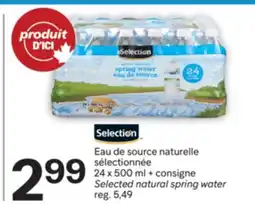 Brunet Eau de source naturelle sélectionnée Selection offer