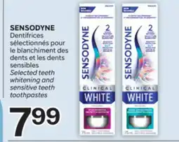 Brunet SENSODYNE Dentifrices sélectionnés pour le blanchiment des dents et les dents sensibles offer