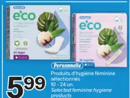 Brunet PERSONNELLE Produits d'hygiène féminine sélectionnés offer