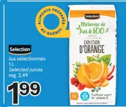 Brunet SELECTION Jus sélectionnés offer