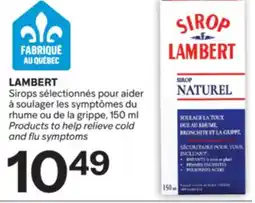 Brunet LAMBERT Sirops sélectionnés pour aider à soulager les symptômes du rhume ou de la grippe offer