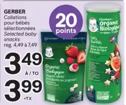 Brunet GERBER Collations pour bébés sélectionnées offer