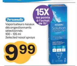 Brunet PERSONNELLE Vaporisateurs nasaux décongestionnants sélectionnés offer