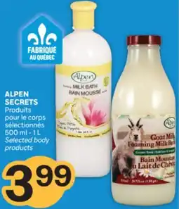 Brunet ALPEN SECRETS Produits pour le corps sélectionnés offer