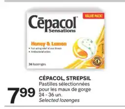 Brunet CÉPACOL, STREPSIL Pastilles sélectionnées pour les maux de gorge offer