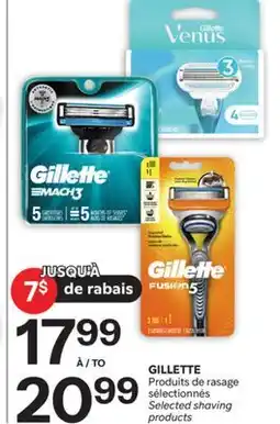 Brunet Produits de rasage sélectionnés GILLETTE offer