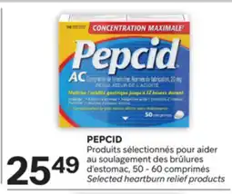Brunet PEPCID Produits sélectionnés pour aider au soulagement des brûlures d'estomac offer