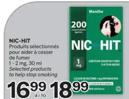 Brunet NIC-HIT Produits sélectionnés pour aider à cesser de fumer offer