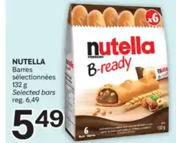 Brunet NUTELLA Barres sélectionnées offer