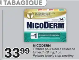 Brunet NICODERM Timbres pour aider à cesser de fumer offer