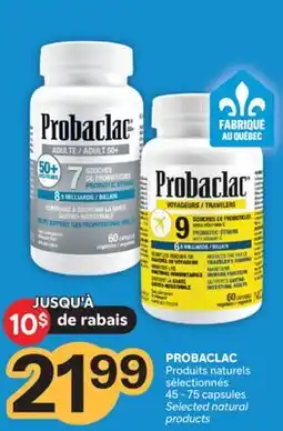 Brunet PROBACLAC Produits naturels sélectionnés offer