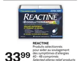 Brunet REACTINE Produits sélectionnés pour aider au soulagement des symptômes d'allergies offer