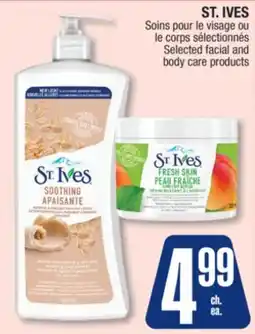 Jean Coutu ST. IVES Selected facial and body care products offer