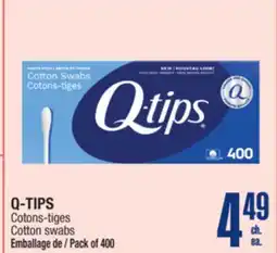 Jean Coutu Q-TIPS Cotton swabs offer