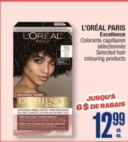 Jean Coutu L'ORÉAL PARIS Excellence Selected hair colouring products offer