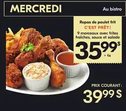 IGA Repas de poulet frit C'EST PRÊT ! offer