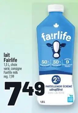 Metro LAIT FAIRLIFE | FAIRLIFE MILK offer