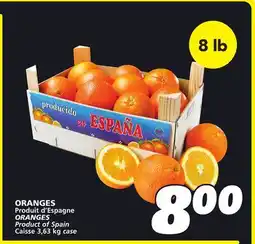 IGA ORANGES offer